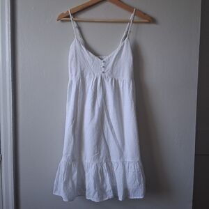 Abercrombie & Fitch White Cotton Dress